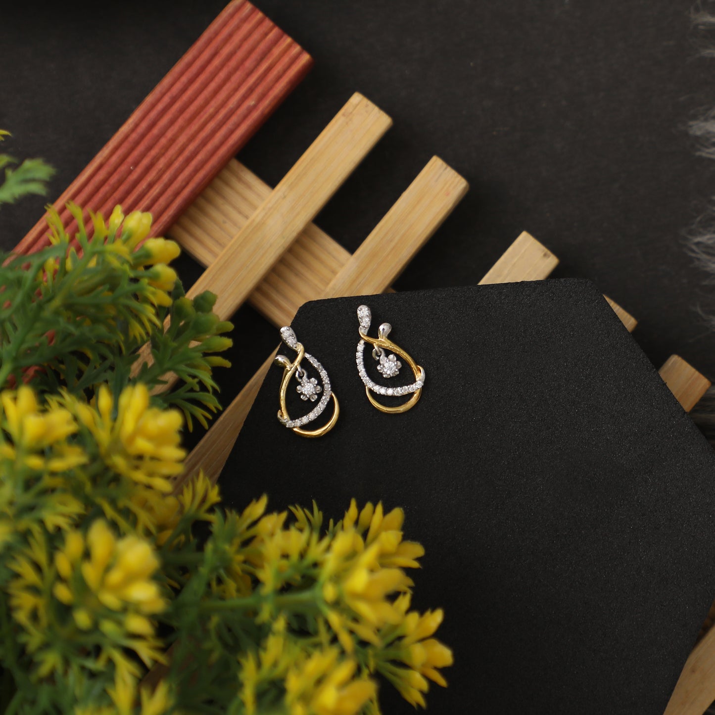 Dangling Drop 925 Sterling Silver Pendant Set