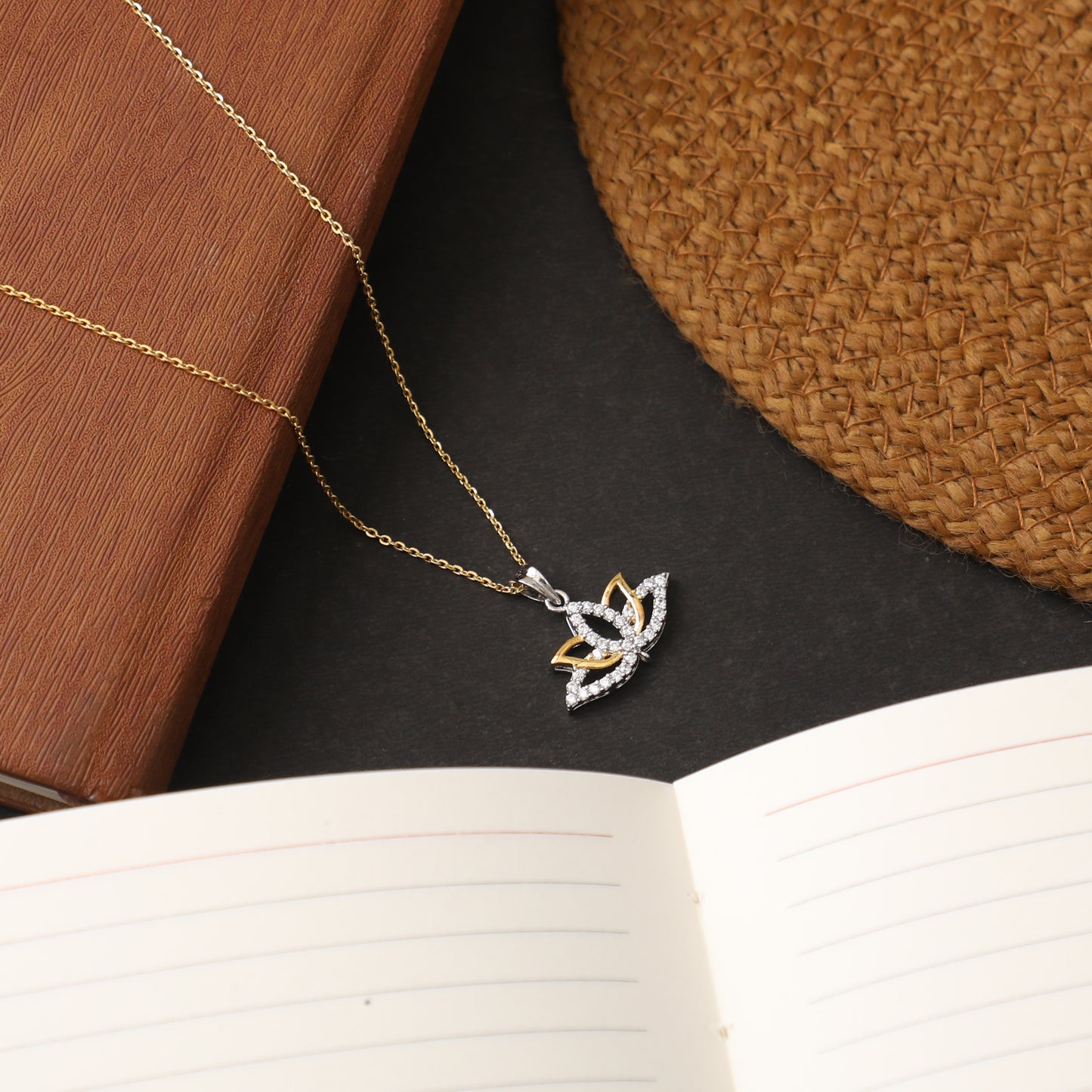 Sparkling Lotus 925 Sterling Silver Set