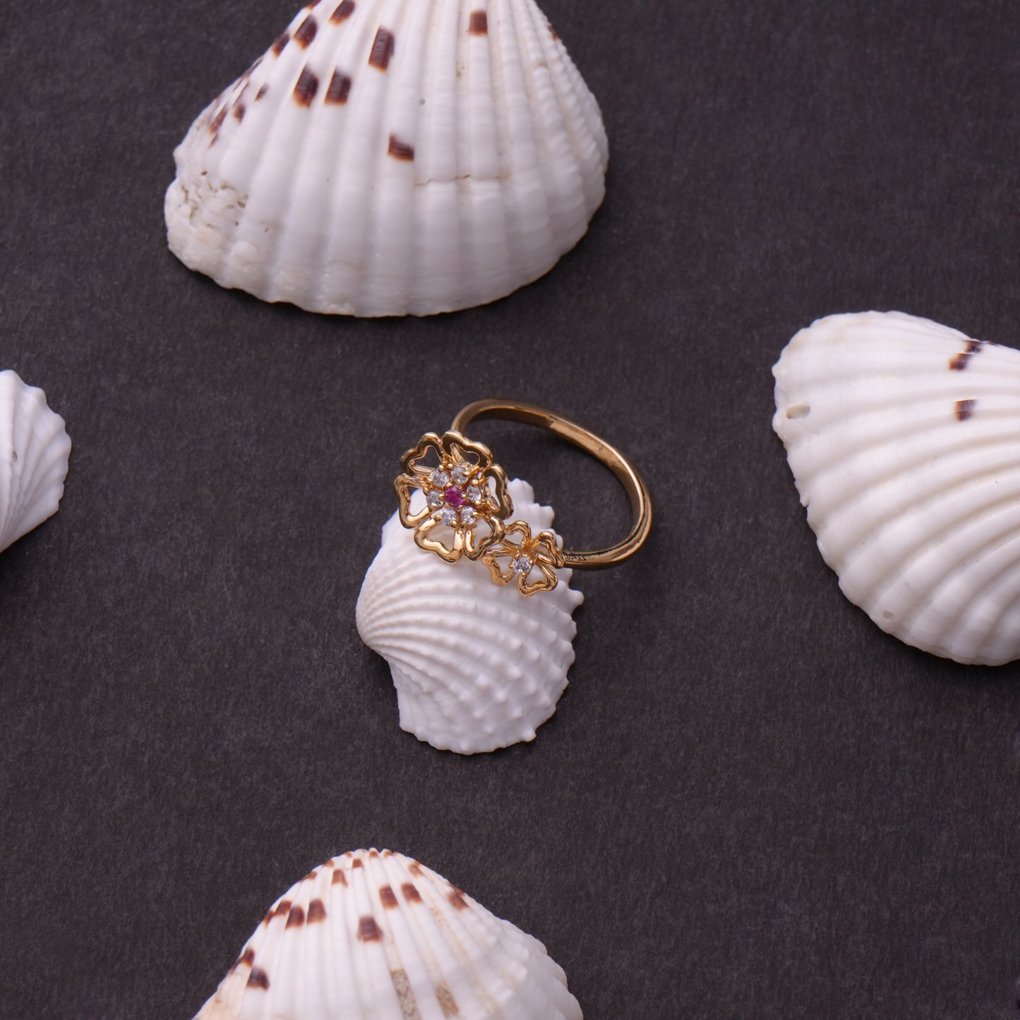 Warm Petal Everyday 925 Sterling Silver Ring