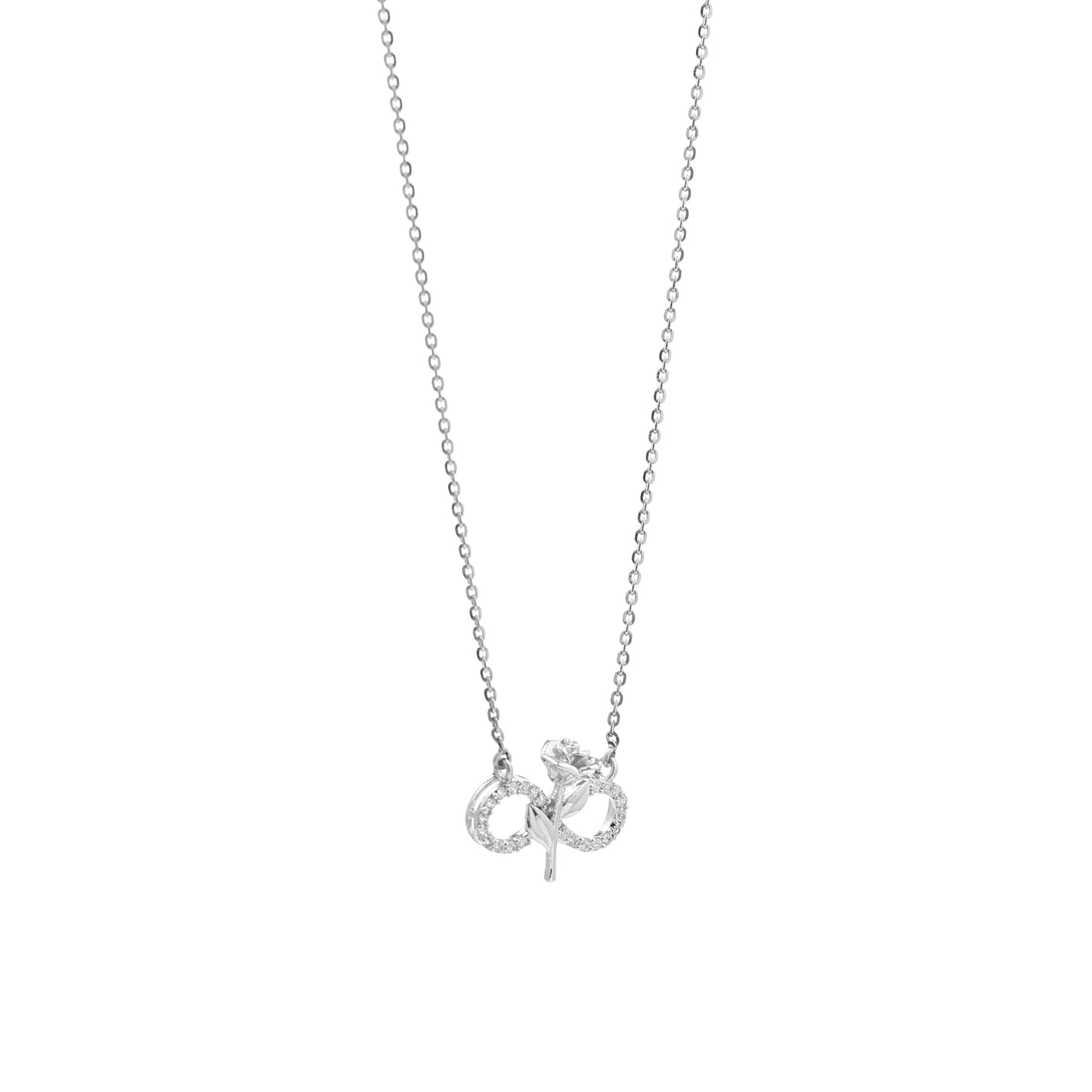 Rosebound Infinity 925 Sterling Silver Pendant