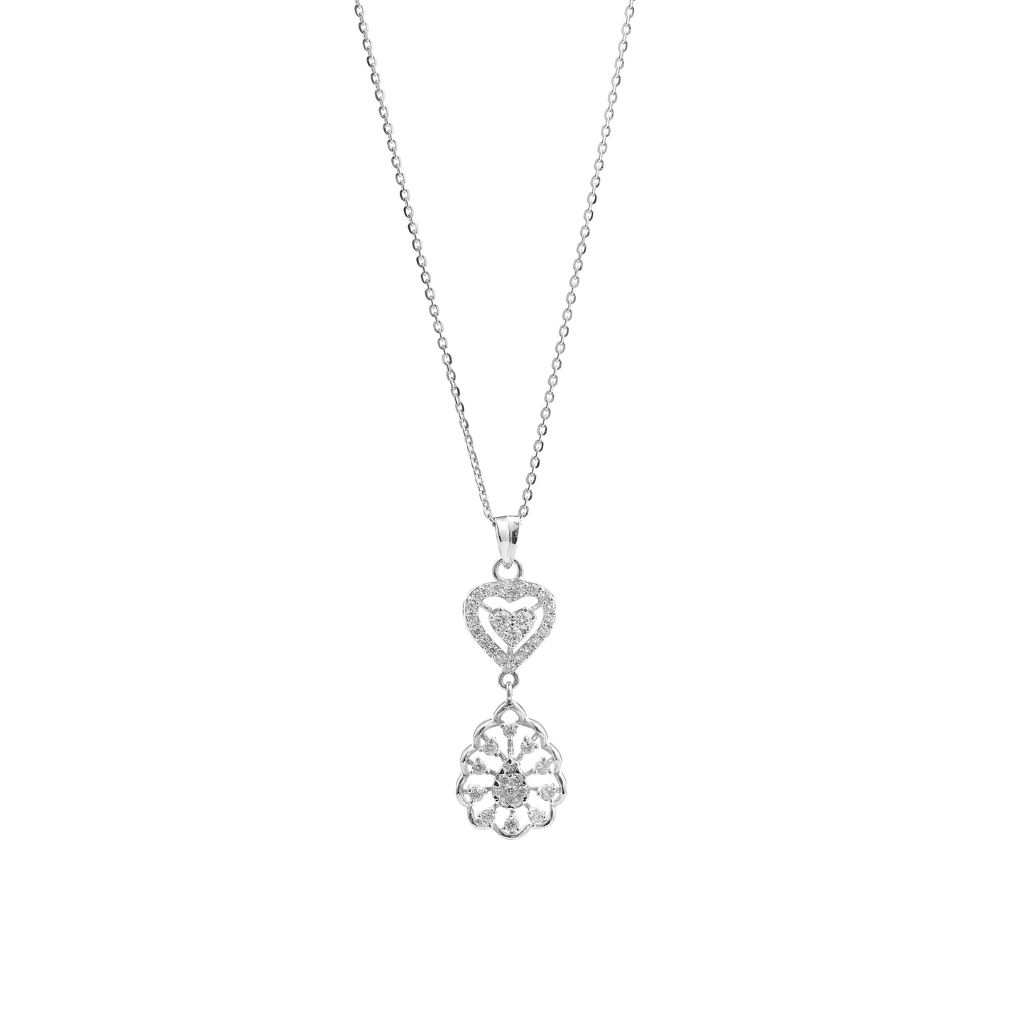 Lovelight Floral 925 Sterling Silver Set