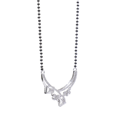 Modern V-Line 925 Sterling Silver Mangalsutra