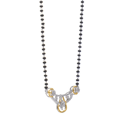 Sleek Slimline 925 Sterling Silver Mangalsutra