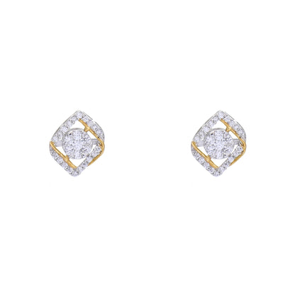 Dual Shape Core 925 Sterling Silver Earrings