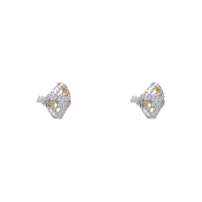Dual Shape Core 925 Sterling Silver Earrings
