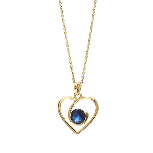 Royal Blue Orchid 925 Sterling Silver Pendant