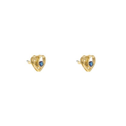 Royal Blue Orchid 925 Sterling Silver Earrings