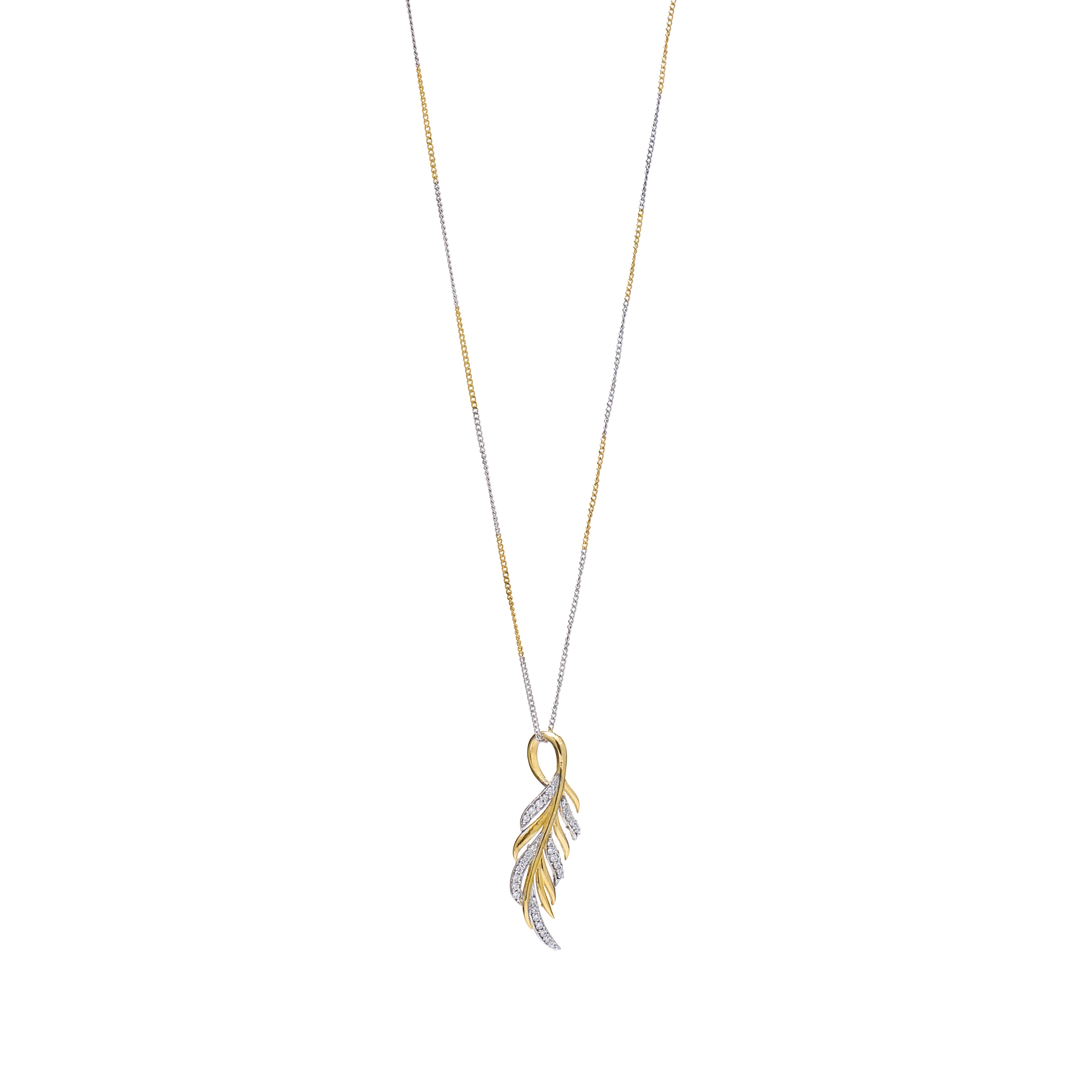 Feather Leaf 925 Sterling Silver Set