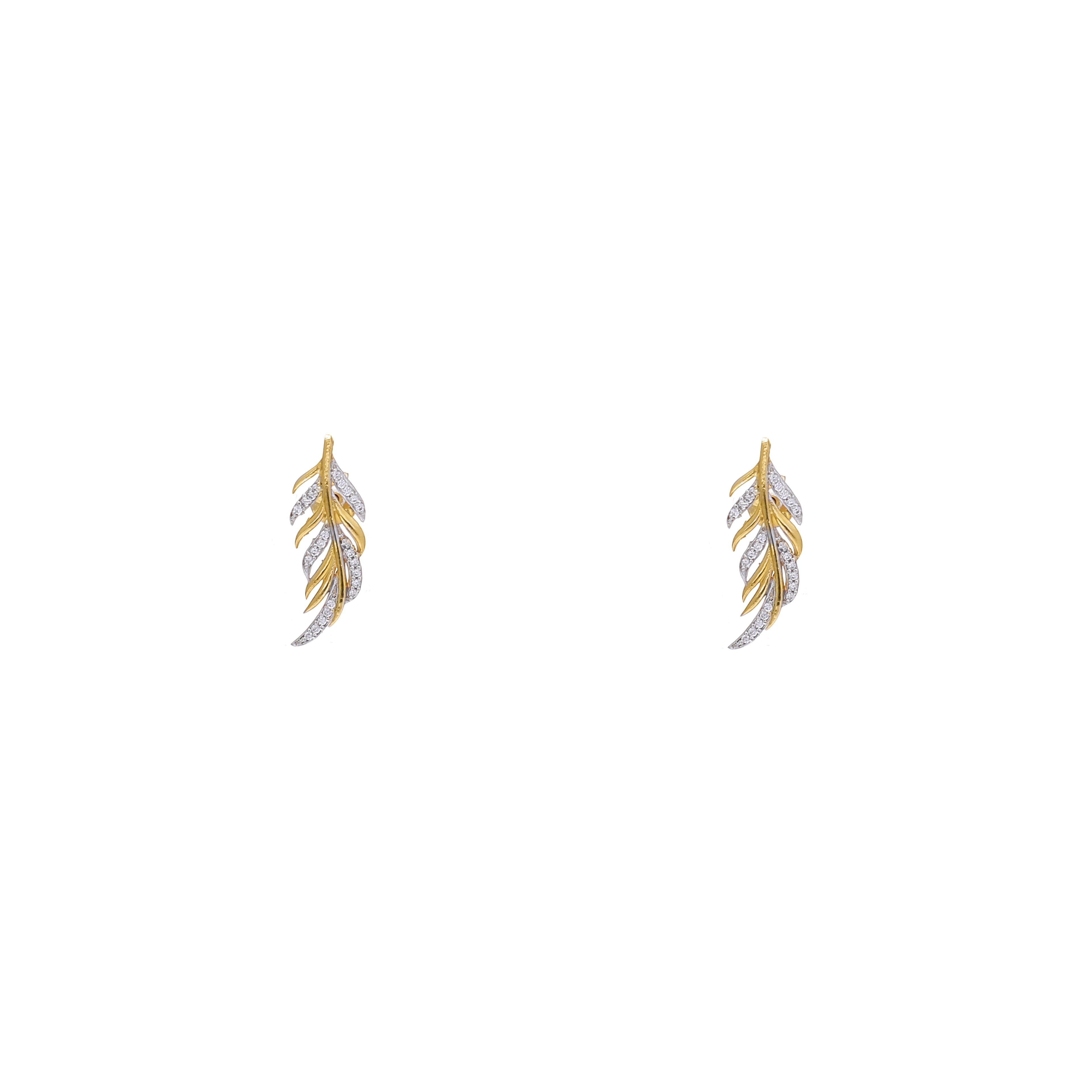 Feather Leaf 925 Sterling Silver Set