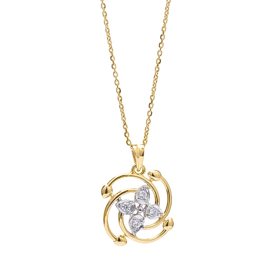 Celestial Glow Sunray 925 Sterling Silver Pendant