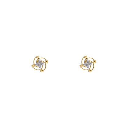 Celestial Glow Sunray 925 Sterling Silver Earrings
