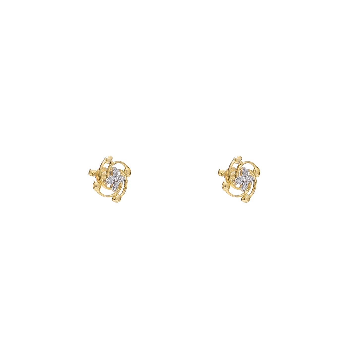 Celestial Glow Sunray 925 Sterling Silver Earrings