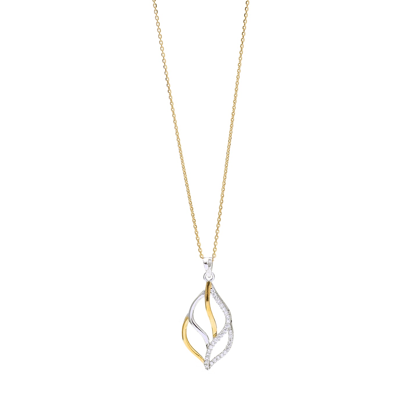 Twilight Leafy Vein 925 Sterling Silver Set