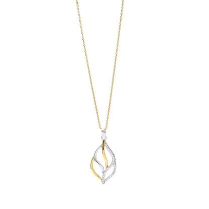 Twilight Leafy Vein 925 Sterling Silver Set