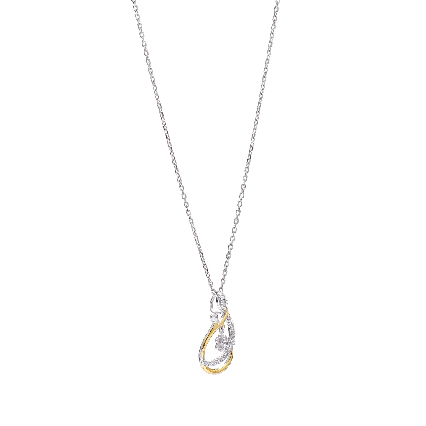 Dangling Drop 925 Sterling Silver Pendant