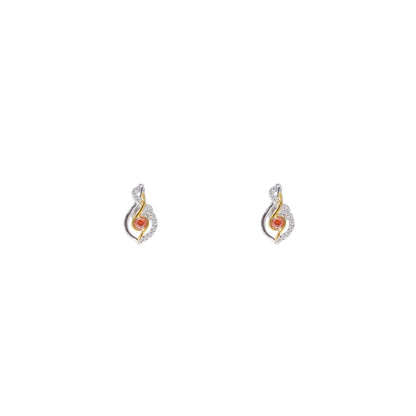 Blazing Ember 925 Sterling Silver Earrings