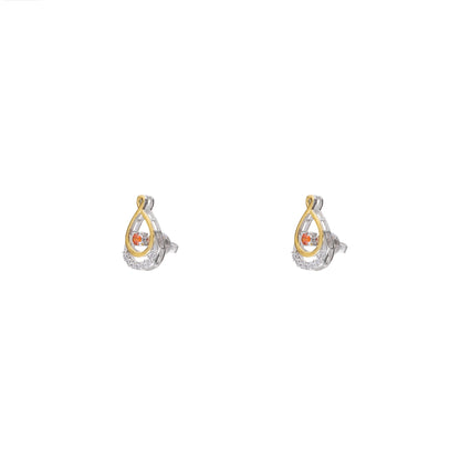 Sunset Garnet 925 Sterling Silver Earrings