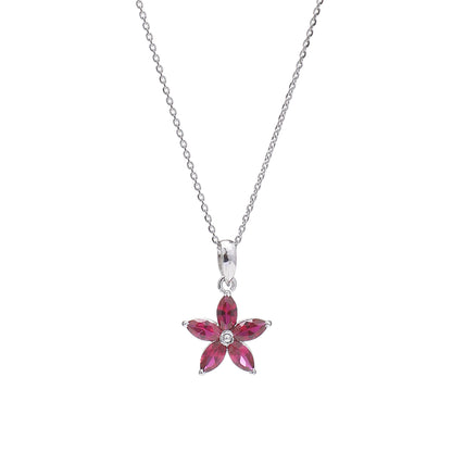Cherry Starflower 925 Sterling Silver Pendant