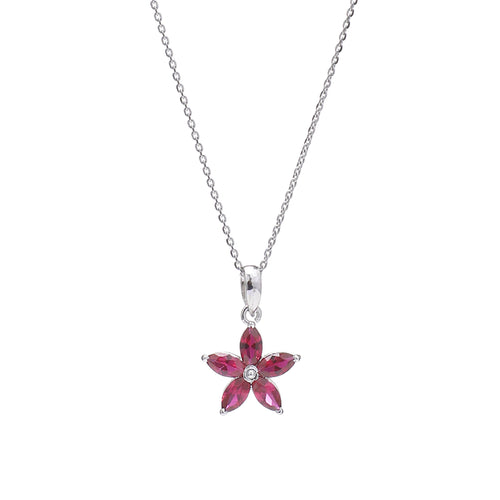 Cherry Starflower 925 Sterling Silver Pendant