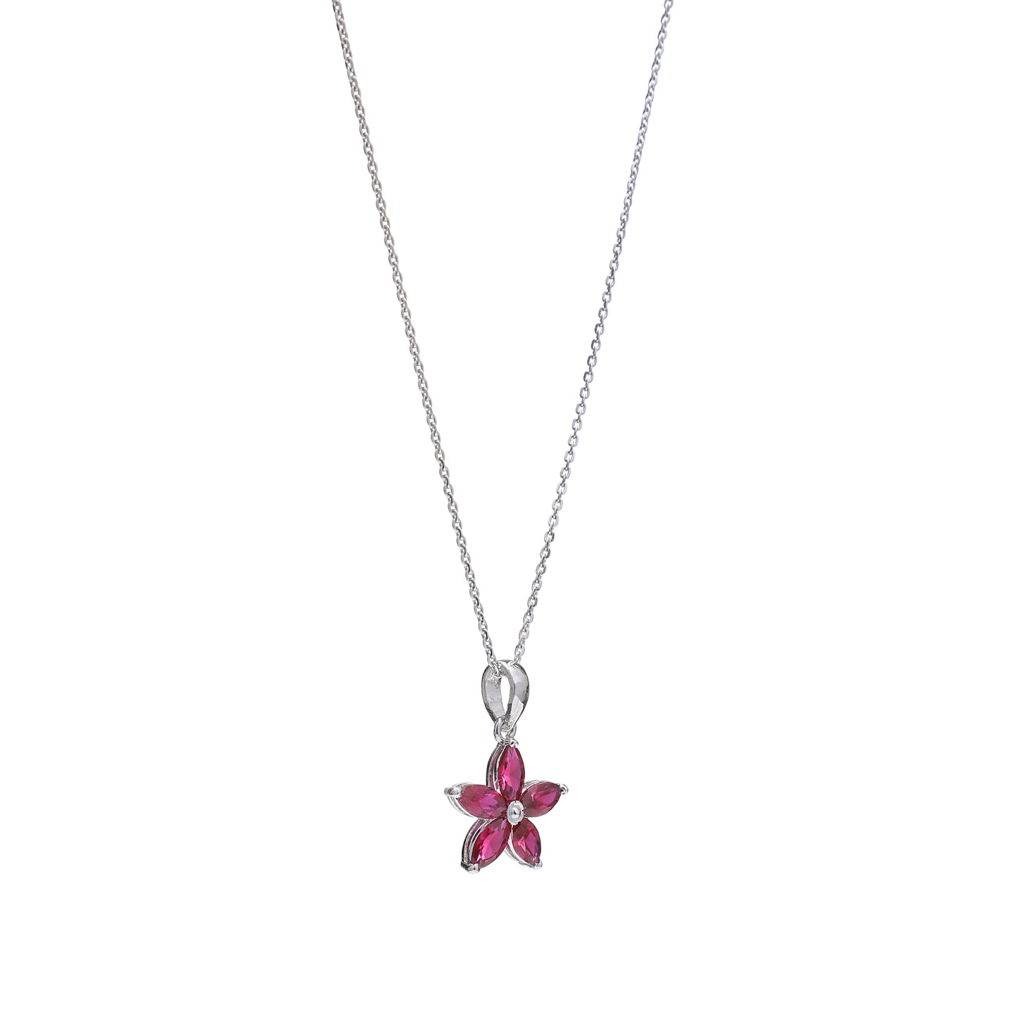Cherry Starflower 925 Sterling Silver Pendant
