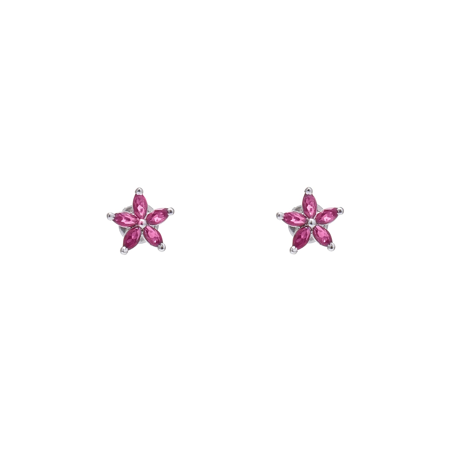 Cherry Starflower 925 Sterling Silver Earrings