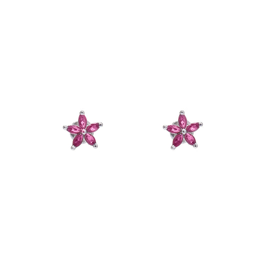 Cherry Starflower 925 Sterling Silver Earrings
