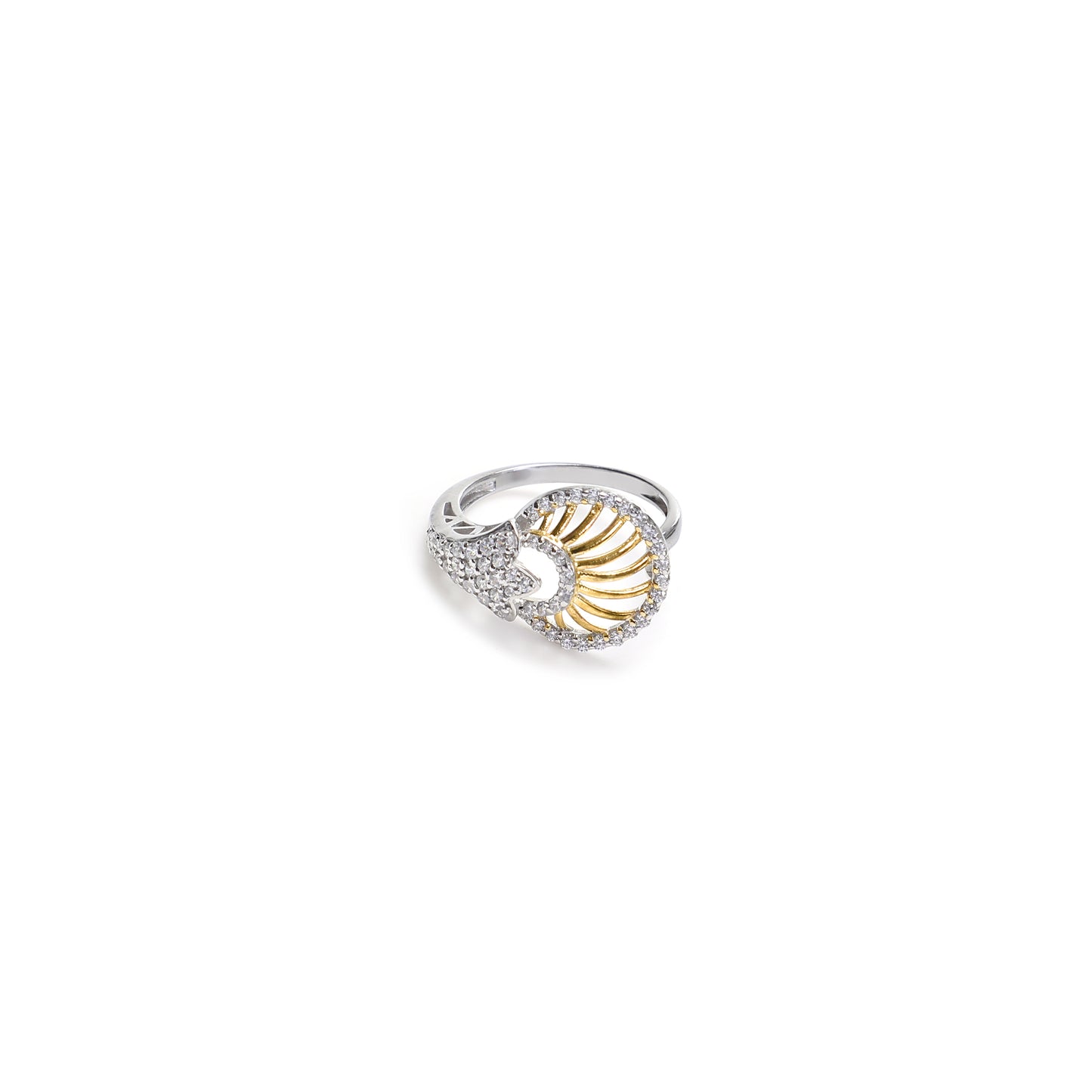 Crescent Curve 925 Sterling Silver Ring