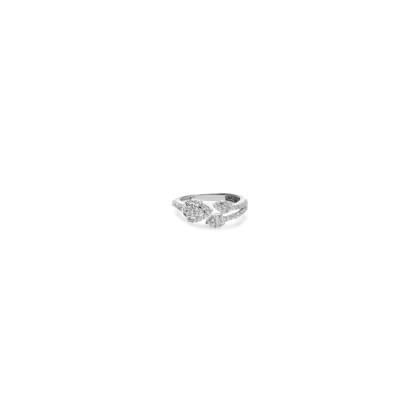 Feather Flight Etched 925 Sterling Silver Ring