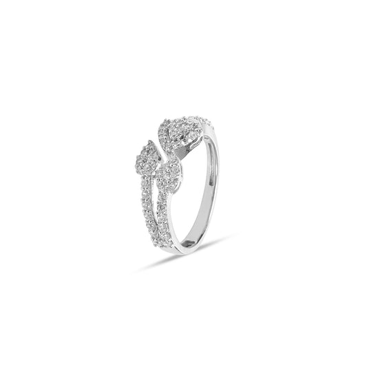 Feather Flight Etched 925 Sterling Silver Ring