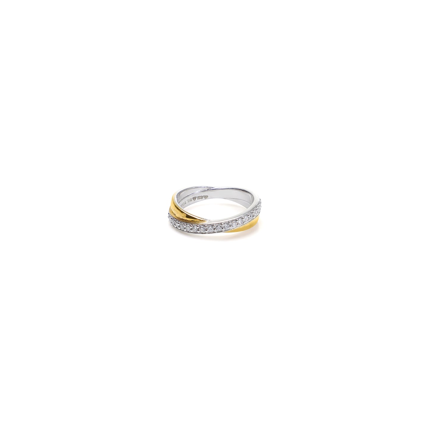 Dual Arc Curve 925 Sterling Silver Ring