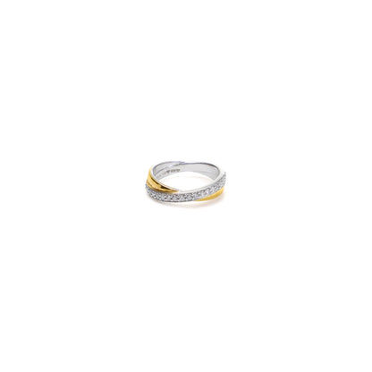 Dual Arc Curve 925 Sterling Silver Ring