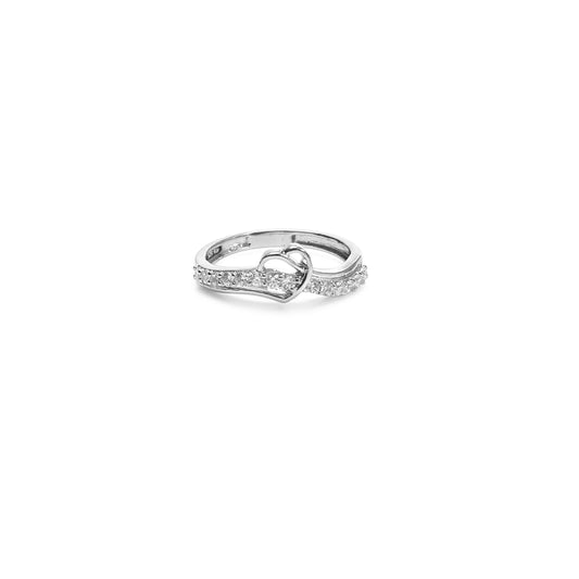 Minimal Heart 925 Sterling Silver Ring