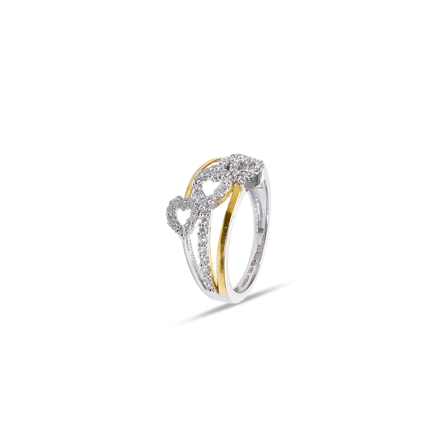Connected Hearts Promise 925 Sterling Silver Ring