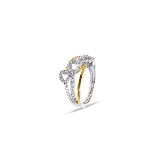 Connected Hearts Promise 925 Sterling Silver Ring