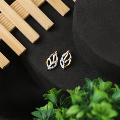 Twilight Leafy Vein 925 Sterling Silver Set