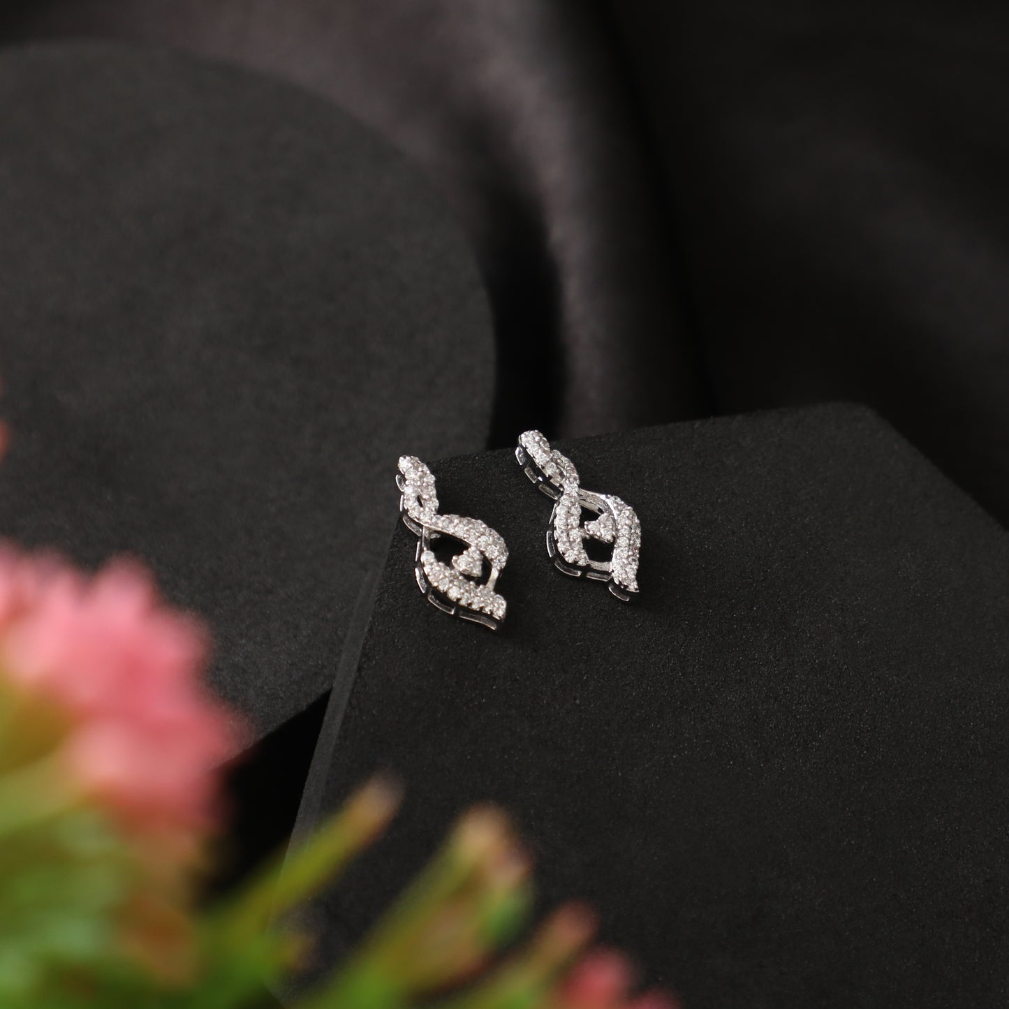 Grace Curve Heart 925 Sterling Silver Set
