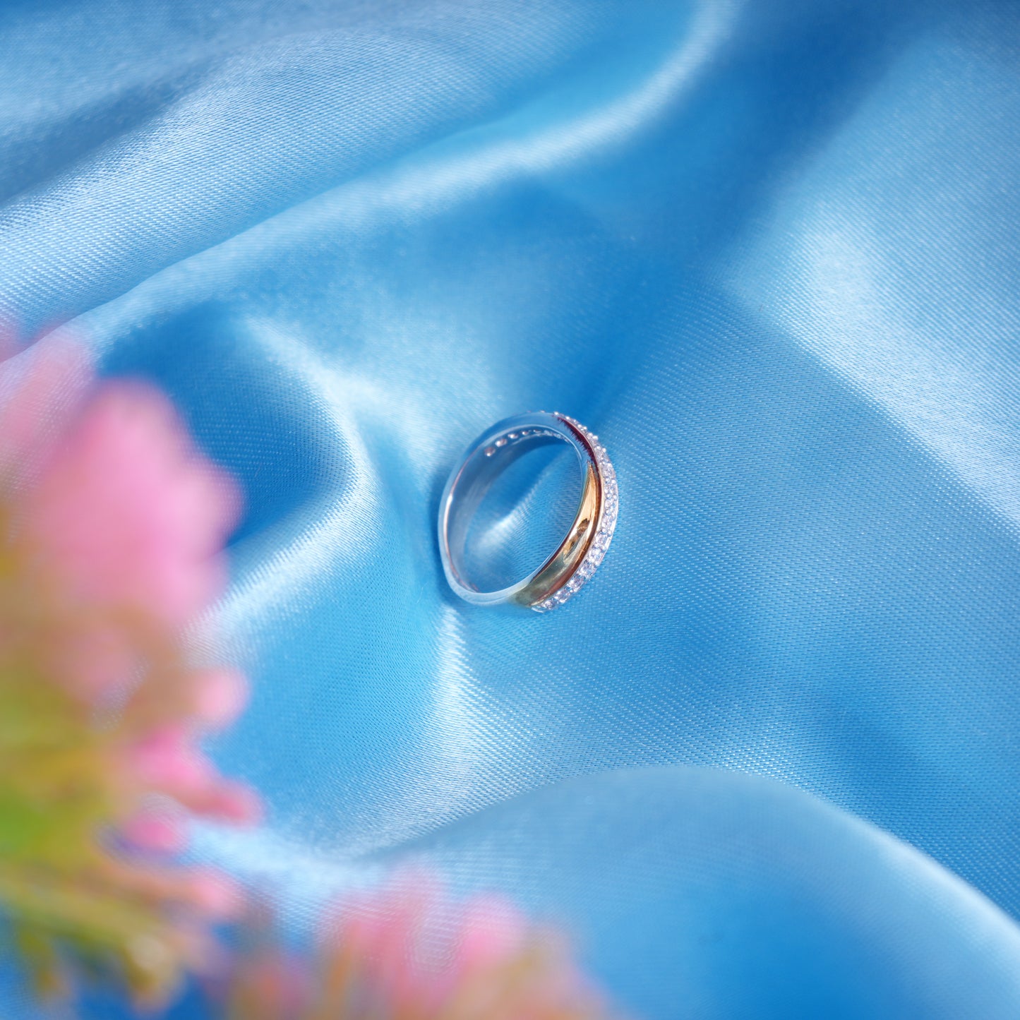 Dual Arc Curve 925 Sterling Silver Ring