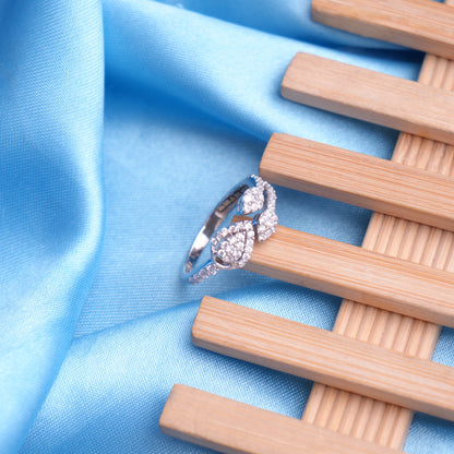 Feather Flight Etched 925 Sterling Silver Ring