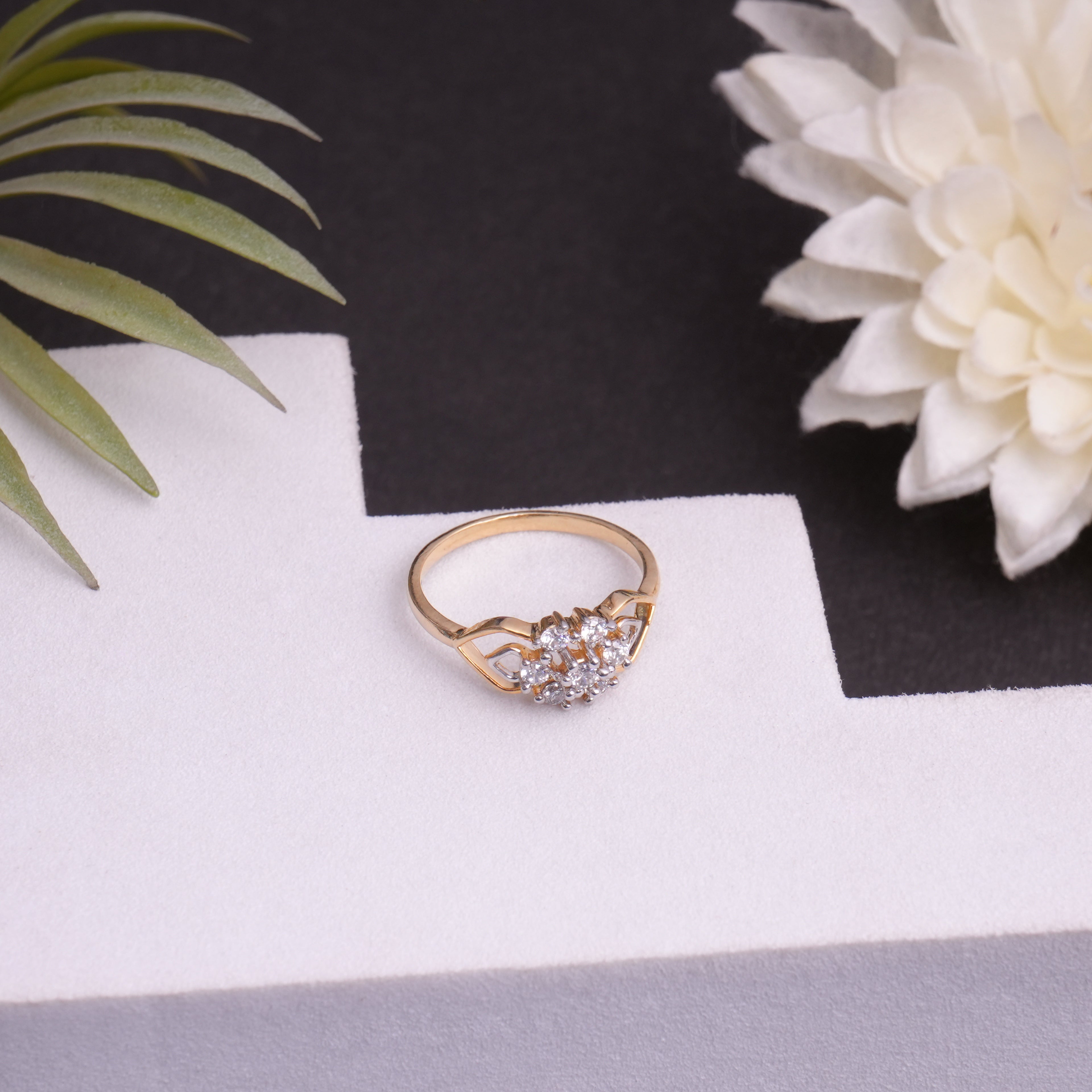 Seven Star Flower 925 Sterling Silver Ring