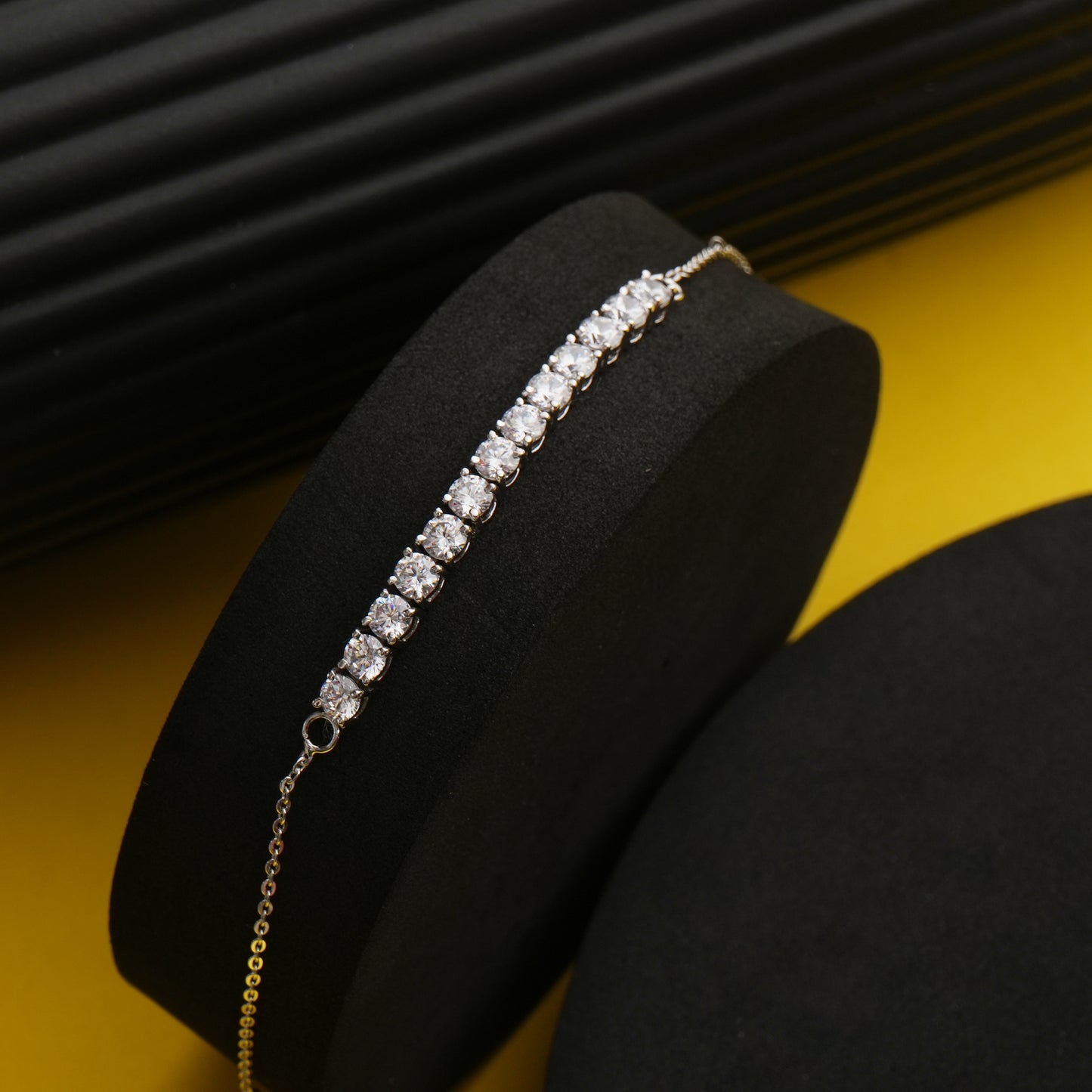 Tennis Chain 925 Sterling Silver Bracelet