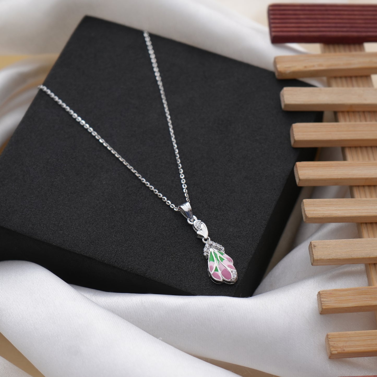 Botanic Whispers 925 Sterling Silver Pendant