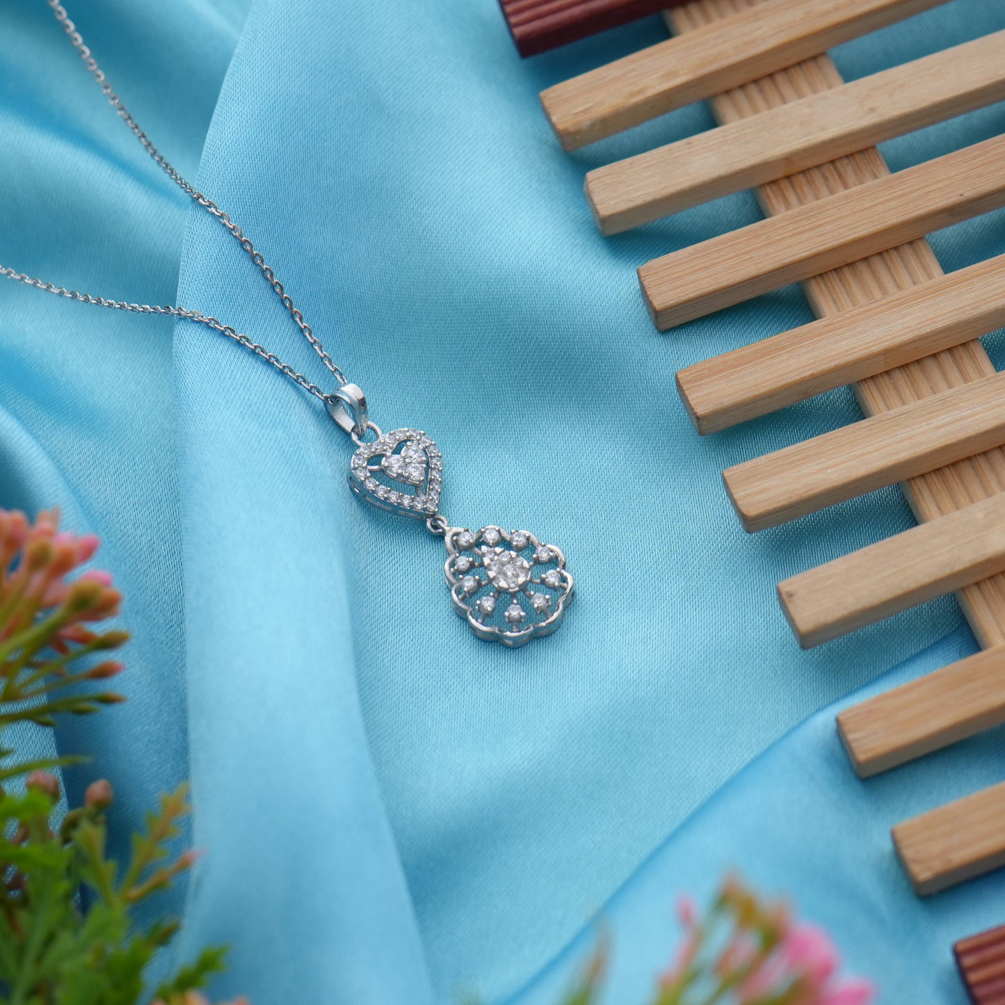 Lovelight Floral 925 Sterling Silver Pendant