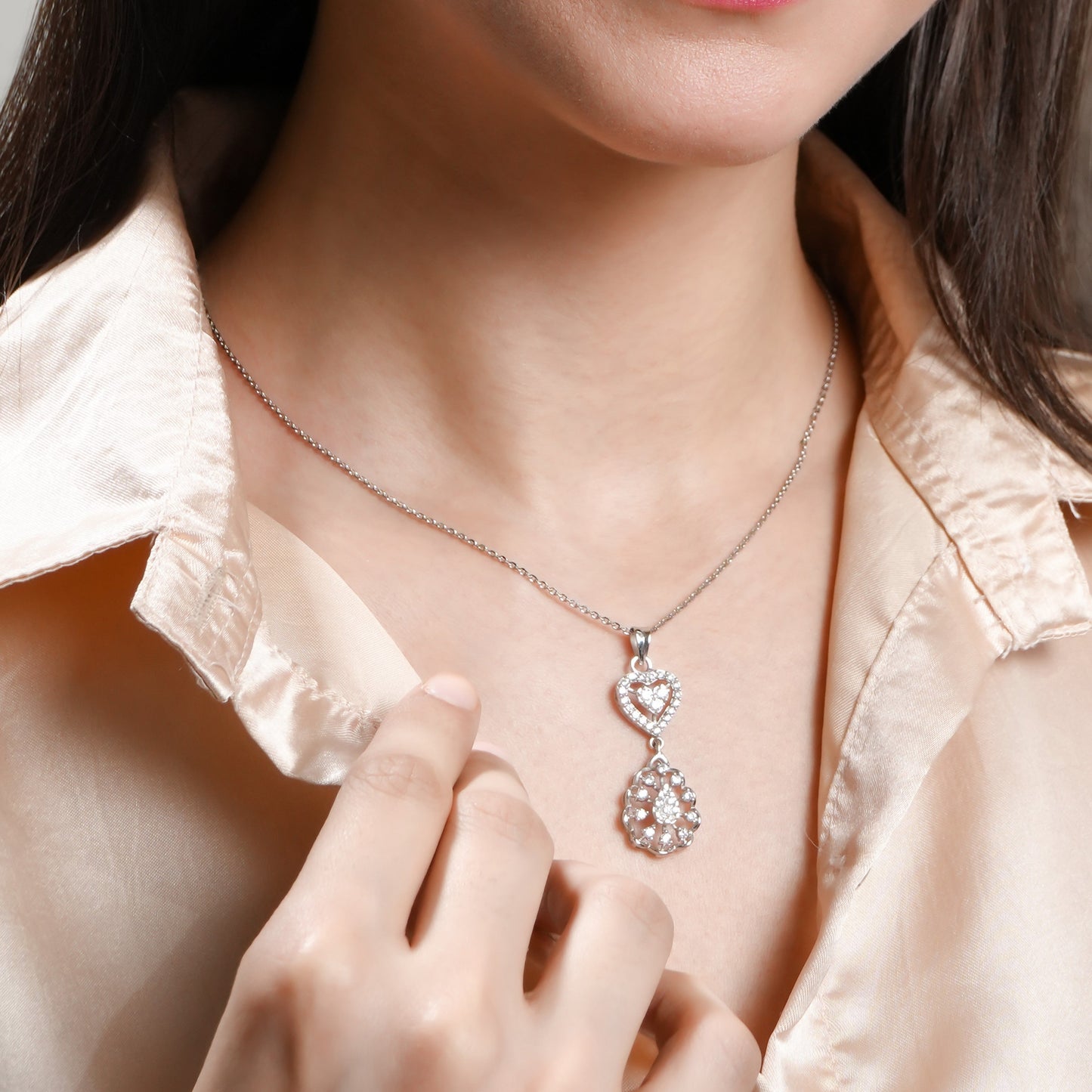 Lovelight Floral 925 Sterling Silver Pendant