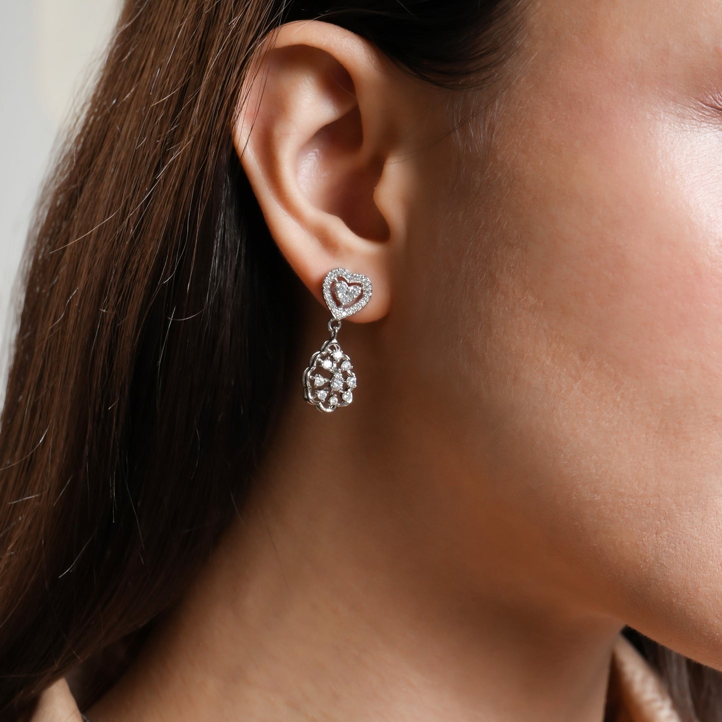 Lovelight Floral 925 Sterling Silver Earrings