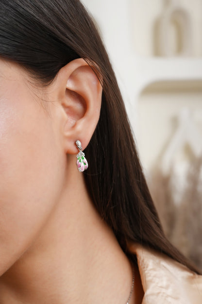 Botanic Whispers 925 Sterling Silver Earrings