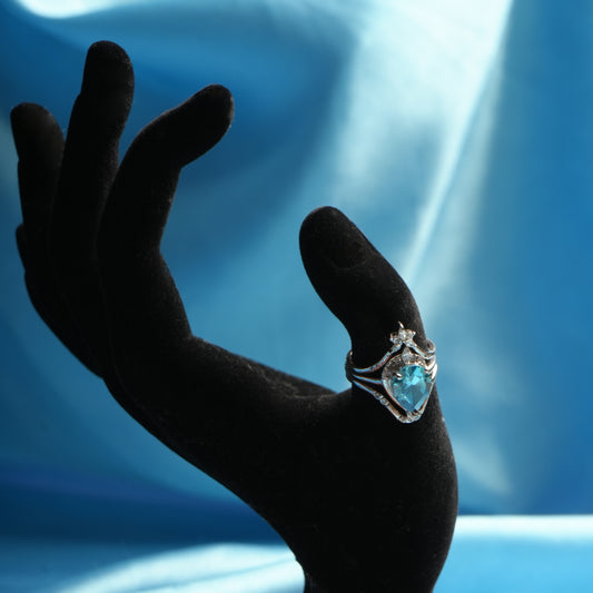 Oceanic Gleam 925 Sterling Silver Stackable Ring