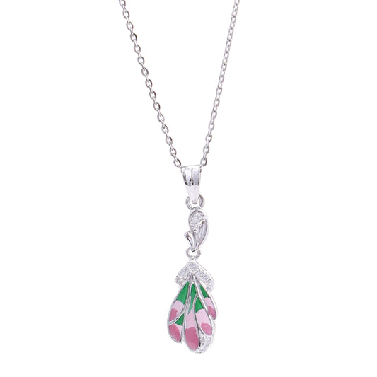 Botanic Whispers 925 Sterling Silver Pendant