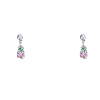 Botanic Whispers 925 Sterling Silver Earrings