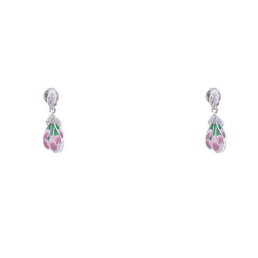 Botanic Whispers 925 Sterling Silver Earrings