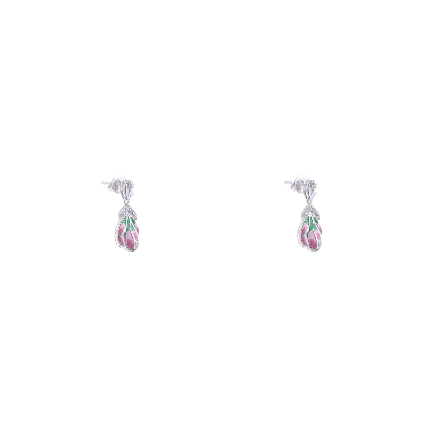 Botanic Whispers 925 Sterling Silver Earrings